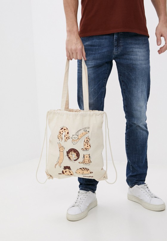 Сумка-рюкзак «Кошки»